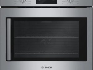 Bosch HBL5455RUC 30" 500 Series Single Wall Oven with Convection MultiRack - Right Swing - Stainless Steel
