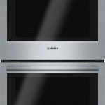 Bosch Benchmark HBLP651UC 30" Double Wall Oven with Genuine European Convection and EcoClean - Stainless Steel