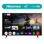 Hisense 43 inch Full HD Smart Google TV (43H40G) - FHD Resolution, DTS Virtual:X, AI Sports Mode, Natural Color Enhancer, Google Assistant, Full HD Smart TV