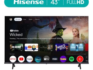 Hisense 43 inch Full HD Smart Google TV (43H40G) - FHD Resolution, DTS Virtual:X, AI Sports Mode, Natural Color Enhancer, Google Assistant, Full HD Smart TV