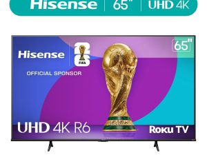 Hisense 65" Class 4K UHD LCD Roku Smart TV HDR R6 Series 65R6E4