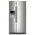 Maytag MRSF6636RZ 36" Side-by-Side Refrigerator with Arctic Blue Interior 20.8 cu. ft. - PrintShield Stainless Steel
