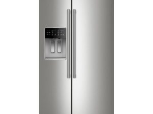 Maytag MRSF6636RZ 36" Side-by-Side Refrigerator with Arctic Blue Interior 20.8 cu. ft. - PrintShield Stainless Steel
