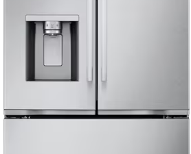 LG LF24Z6330S 36" Counter Depth MAX 3 Door French Door Refrigerator 24 cu.ft. with Ice and Water - Print Proof Stainless Steel