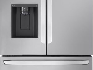 LG LRFXS3106S 36" 3 Door French Door Refrigerator with Dual Ice 31 cu. ft. - PrintProof Stainless Steel