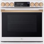 LG Studio LSES6338N 30" Electric Range with Air Sous Vide and Air Fry - Essence White