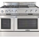 Capital MCOR484BGL 48" Classic Chef Gas Gas Range with 4 Burners with Grill and Griddle - Liquid Propane - Stainless Steel