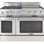Capital MCOR484GGL 48" Classic Chef Gas Gas Range with 4 Open Burners and 24" Griddle - Liquid Propane - Stainless Steel