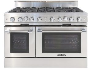 Capital MCOR488L 48" Classic Chef Gas Gas Range with 8 Open Burners - Liquid Propane - Stainless Steel