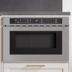 Zephyr MWD2401AS 24" Microwave Drawer with Touch Controls and EasyClean - Stainless Steel