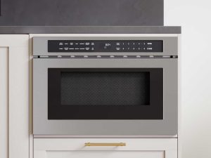 Zephyr MWD2401AS 24" Microwave Drawer with Touch Controls and EasyClean - Stainless Steel