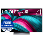LG 55" C5 Series 4K UHD OLED evo AI Smart webOS 25 TV, OLED55C5PUA