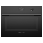 Fisher & Paykel OM24NMTDB1 24" Convection Speed Oven with Touch Screen with Dial - Minimal 9 Series - Black Glass