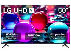 Open Box LG 50" 4K UHD UA75 AI Smart TV, 50UA7500