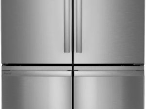 GE Profile PAD28BYTFS 36" Smart 4-Door French Door Refrigerator with Dual-Dispense AutoFill Pitcher 28.4 cu. ft. - Fingerprint Resistant Stainless Steel