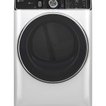 GE Profile PFD87GSSVWW 28" Front Load Gas Dryer 7.8 cu. ft. with Steam and Sanitize Cycles - White