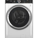 GE Profile PFW870SSVWW 28" 5.3 cu. ft. Smart Front Load Washer 5.3 cu. ft. with UltraFresh Vent System and OdorBlock - Reversible HinGE Profile - White
