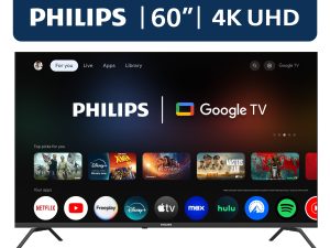 Philips 60 Class 4K Ultra HD (2160p) Google Smart LED TV (60PUL7555/F7)