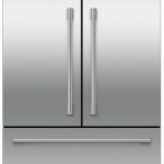 Fisher & Paykel RF201AHJSX1 French Door Refrigerator with Ice Maker and SmartTouch Control Panel 20 cu. ft. - Stainless Steel
