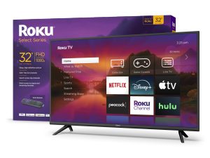 Roku 32-Inch Select Series 1080p Full HD Smart Roku TV with Roku Voice Remote, Bright Picture, Customizable Home Screen