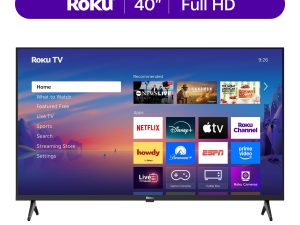 Roku Smart TV 2025  40-Inch Select Series, 1080p Full HD TV  Roku TV with Voice Remote