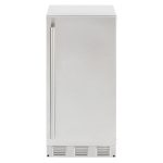Sapphire SIIM15PSS 15" Clear Ice Machine with Gourmet Cubes and Drain Pump - Stainless Steel