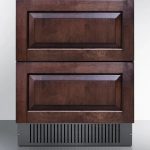 Summit SPR275OS2DPNR 27" 2-Drawer All-Refrigerator with Professional Handle - Custom Panel
