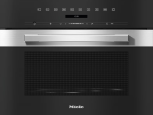 Miele M7240TCAM 24" Built-In Microwave Oven with Sensor Controls - Clean Touch Steel