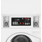 Speed Queen SV6001WE 27" Front Control Light Commercial Coin Drop Laundry Center with 3.42 cu. ft. Washer and 7.0 cu. ft. Electric Dryer - White