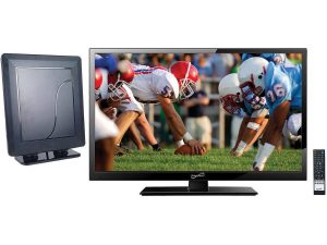 Supersonic 19" Class - HD LED TV - 720p, 60Hz (SC-1911) and SC-611 HDTV Flat Digital Antenna Clone