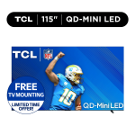 TCL 115 Class QM8 (115QM891G) 4K UHD HDR QD Mini-LED Smart TV with Google TV (NEW 2024)