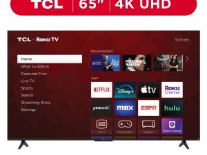 TCL 65 Class S4 (65S451) 4K UHD HDR Smart TV with Roku TV