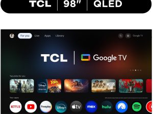 (Open Box) TCL 98" Q Series (NEW 2025) 4K QLED, 144Hz, Dolby Vision HDR & Dolby Atmos Google TV, including Built-in Google Assistant with Voice Remote – 98Q51CG