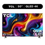 TCL 50" Q Series QLED 4K UHD HDR Smart Google TV (NEW 2025) - Dolby Vision, Dolby Atmos, Motion Rate 240, HDR 10+, Auto Game Mode - 50Q51K