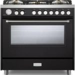 Verona VUFSGG365E Ultima 36" Gas Range with Multi-Functional Oven - Matte Black