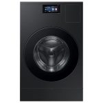 Samsung WD90F53AVB 27" 5.3 cu. Ft. Front Load Washer and Electric Dryer Combo with AI OptiWash and Dry - Brushed Black