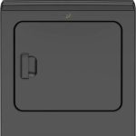 Whirlpool WGD6150PB 29" Front Load Gas Dryer 7.0 cu. ft. with Quick Dry and Wrinkle Shield - Black