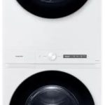 Samsung WH46DBH100EW 27" Bespoke 4.6 cu. ft. AI Laundry Hub Washer with Steam Wash and 7.6 cu. ft. Electric Dryer - White
