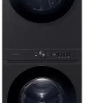 Samsung WH46DBH500EV 27" Bespoke 4.6 cu. ft. Single Unit AI Laundry Hub Washer and 7.6 cu. ft. Electric Dryer - Brushed Black