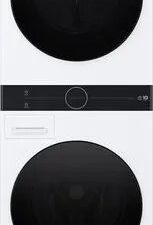 LG WKHC152HWA 24" Compact WashTower with 2.4 cu. ft. Washer and 4.2 cu. ft. Heat Pump Dryer - White