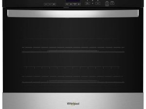Whirlpool WOES3027LS 30" Single Wall Oven with Steam and Self Clean Options - Stainless Steel