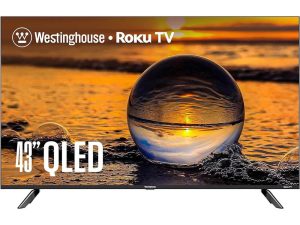 Westinghouse WR43QX400 43 inch Edgeless QLED 4K Roku TV