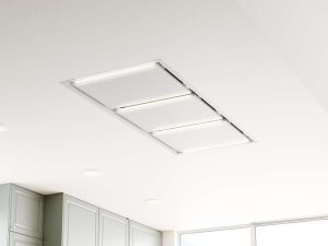 Zephyr ALUE63CWX 63" Lux Connect Island Hood - Requires Blower - White