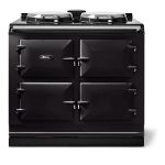 AGA AR7339BLK 39" R7 100 Classic Cast Iron Collection Electric Range - Black