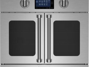 Bluestar BSEWO30SDV3 30" Single Electric Wall Oven with French Doors - Stainless Steel