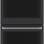 Cafe CTD90DP3ND1 30" Convection Double Wall Oven - Matte Black with Brushed Stainless Steel Handle