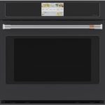 Cafe CTS90DP3ND1 30" Convection Single Wall Oven - Matte Black with Brushed Stainless Steel Handle