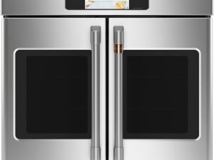 Cafe CTS90FP2NS1 30" Single French Door Wall Oven - Stainless Steel with Brushed Stainless Handles