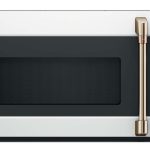 Cafe CVM517P4RW2 30" Over-the-Range Microwave Oven with Air Fry - Matte White with Brushed Bronze Handle