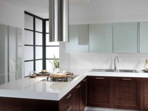 Faber CYLNIS15SS600 15" Cylindra Isola Round Island Hood 600 CFM - Stainless Steel